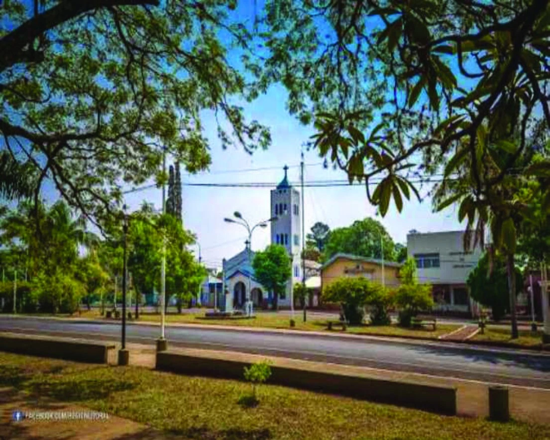 Vista de Candelaria Misiones junto al río Paraná