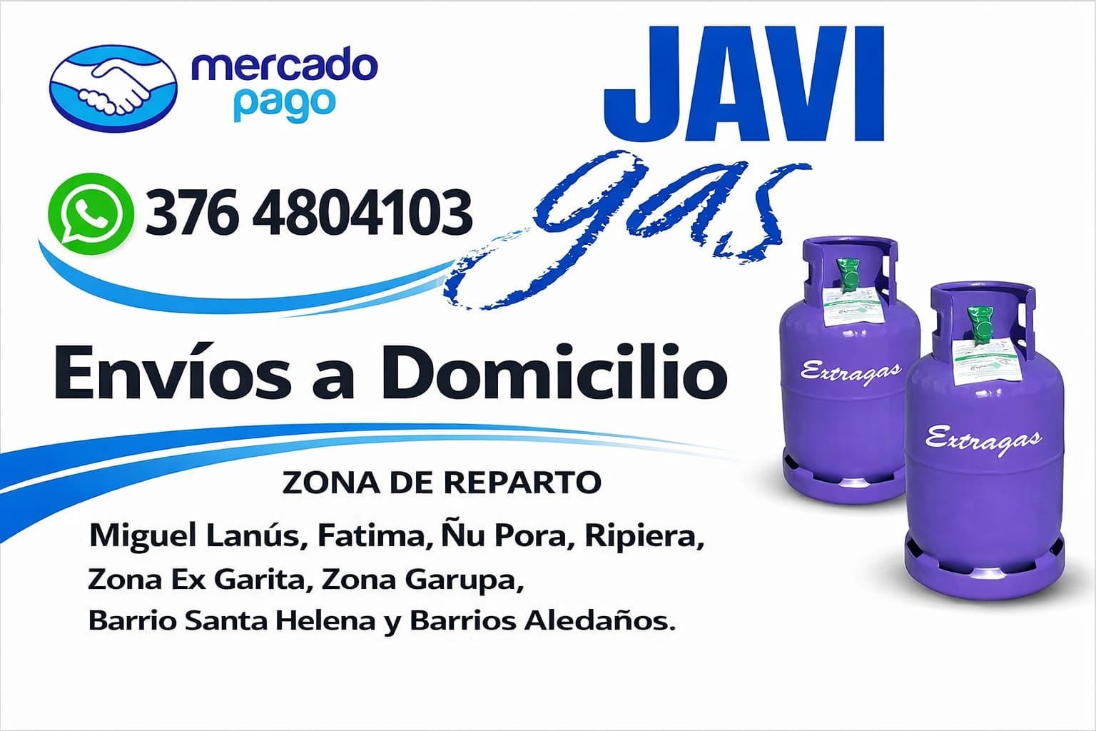 Gas a Domicilio JAVI B Santa Helena